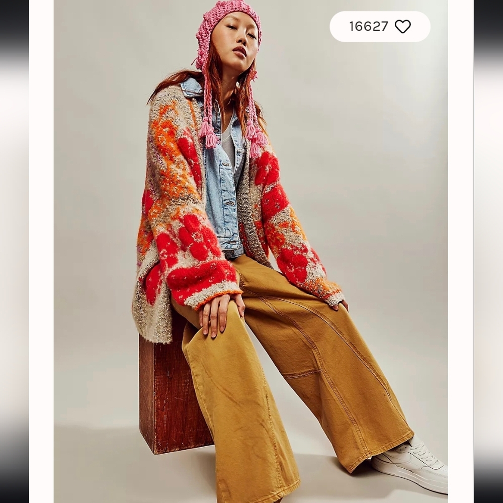 FREE PEOPLE Gather Me Close Cardi